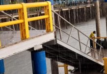 Dermaga Apung Pelabuhan Bulang Linggi Tampak Curam, Dishub Kepri: Sudah Diberi Jembatan Gerak Dermaga Apung Pelabuhan Bulang Linggi, Bintan,