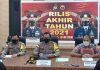 Polres Bintan Rilis Pencapaian Akhir Tahun 2021, Prihatin Kasus Lakalantas