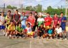Persiapan Tournamen Kampung Kolam, Tim Sepak Takraw ATL Latihan bersama Tim Ika Bagas Dompak Sepak Takraw Tanjungpinang