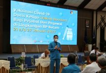 Satu Minggu Kedepan, BP Batam Gelar Vaksinasi Booster Bagi Para Pegawai Vaksin Booster Karyawan BP Batam
