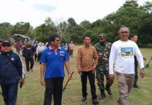Puncak HPN, Wartawan Natuna Ikut Bakti Sosial