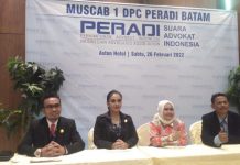 Alfi Ramadania,SH.MH Terpilih Ketua PERADI SAI Batam Berdasarkan Hasil Muscab