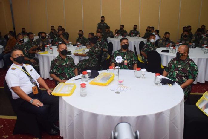Briefing Awal Penyegaran Performance Based Navigation Tahun 2022 di Wing Udara 1 Puspenerbal