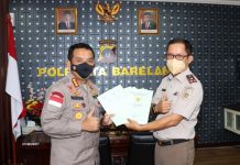 BPN Batam Serahkan 6 Sertifikat Asli Hak Pakai Aset Polresta Barelang