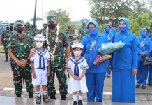 Danlantamal IV Tanjungpinang Kunker ke Lanal Dabo Singkep