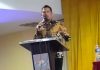 Pemkab Anambas Dukung Bimtek APDESI Tingkatkan Tata Kelola Keuangan Desa Sekda Anambas Sahtiar saat membuka Bimtek