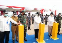 Ekspedisi Rupiah BI dan TNI AL ke Pulau Tarempa, Jemaja, Serasan, Singkep dan Kundur Wagub Marlin Lepas Tim Pendistribusian Uang Rupiah di Wilayah 3 T