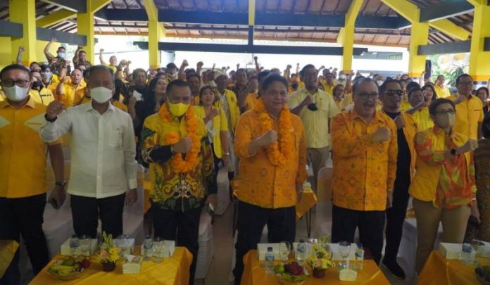 Airlangga Hartarto Targetkan Golkar Bali 3 Kursi DPR RI di Pemilu 2024