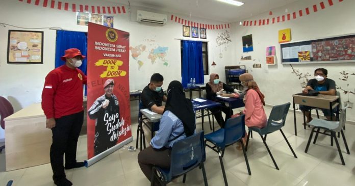 Binda Kepri Buka Gerai Vaksinasi Massal Dongkrak Binda Kepri Buka Gerai Vaksinasi Massal Dongkrak