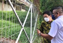 Gedung Beringin di Sekupang Cikal Bakal Taman Budaya Batam Kadisbudpar Batam saat mendampingi pihak Kemendikbudristek melihat Gedung Beringin di Sekupang