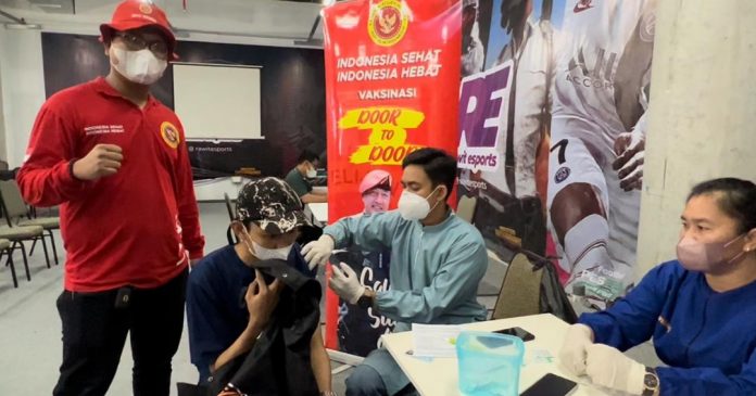 Vaksinasi booster Binda Kepri dan Dinkes Batam
