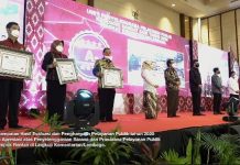 Pemprov Kepri Terima Penghargaan Penyelenggara Pelayanan Publik ‘Sangat Baik’ se Pemda Tahun 2021