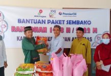 Dukung Program Pemerintah, Premier Oil Salurkan Ratusan Paket Sembako Ramadhan ke Masyarakat Premier Oil Salurkan Ratusan Paket Sembako Ramadhan ke Masyarakat