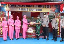 Jamin Keamanan dan Pelayanan Saat Mudik Lebaran di Bumi Berazam, Kapolres Tinjau Pospam dan Posyan Ops Ketupat Seligi 2022