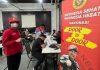 Hari Kedua Ramadhan Gerai Vaksinasi di Pusat Perbelanjaan Batam Dipadati Masyarakat Vaksinasi Binda Kepri di Pusat Perbelanjaan Batam