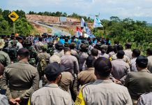 Polres Bintan Kerahkan 64 Personel Amankan Aksi Unjuk Rasa Mahasiswa di Kantor DPRD Kepri Polres Bintan Kerahkan 64 Personel Amankan Aksi Unjuk Rasa Mahasiswa di Kantor DPRD Kepri. (Foto: Istimewa)