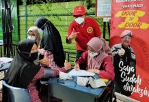 Digelar Malam Hari, Masyarakat Antusias Divaksin di Gerai Vaksinasi BIN Kepri