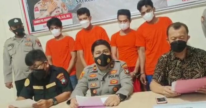 4 Pria Pengangguran di Batam Curi Trafo Perusahaan