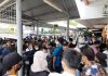 Membludak, Ribuan Penumpang Kapal Roro Berdesakan di Pelabuhan Punggur Ribuan Penumpang Kapal Roro Berdesakan di Pelabuhan Punggur