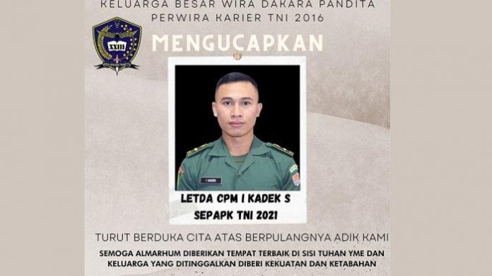 letda-i-kadek-suhardiyana meninggal dunia Letda I Kadek Adi dan Kontributor Metro TV Tewas Laka Tunggal Kunjungan KSAD Dudung