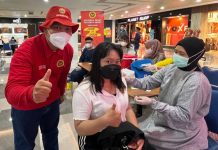 Akselerasi Vaksinasi Terus Digencarkan Jelang Idul Fitri 2022 di Pusat Perbelanjaan Batam vaksinasi perbelanjaan