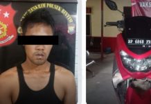 Polsek Bintan Timur Tangkap Pelaku Curanmor di Kampung Sidodadi Utara Curanmor di Polsek Bintan Timur