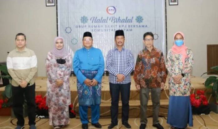 Halal Bihalal Grup RS KPJ Johor Bersama Walikota dan Komunitas Batam