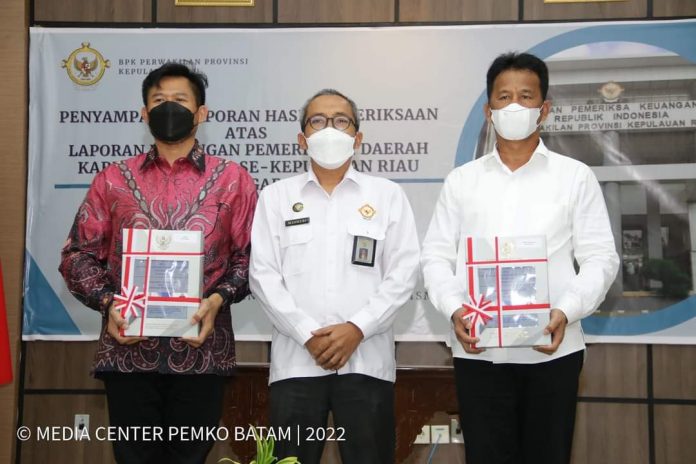 Laporan Keuangan Pemko Batam Kembali Raih WTP 2022, dan 10 Kali Berturut-turut