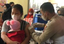 Polres Bintan Dukung Vaksinasi Serentak Polda Kepri Polres Bintan Dukung Vaksinasi Serentak Polda Kepri