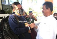 Rudi Jemput Menteri Sandiaga dan Juri Desa Wisata, Kampung Tua Bakau Serip Masuk Nominasi Rudi Jemput Menteri Sandiaga dan Juri Desa Wisata,