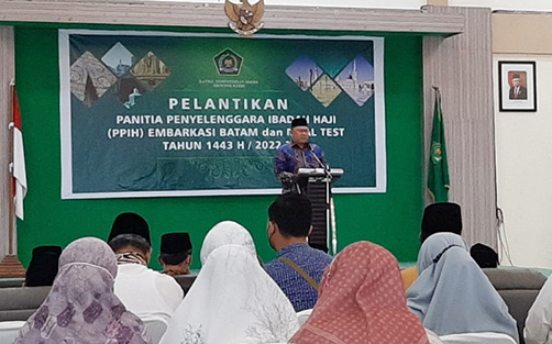 Kloter Pertama Jemaah Haji Embarkasi Batam, Berangkat 15 Juni 2022