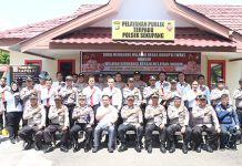 Kunjungan Kerja Kombes Pol Nugroho Tri ke Polsek Jajaran, Ini Pesan Kapolresta Barelang Kapolresta di Polsek Sekupang