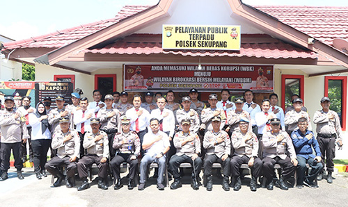 Kapolresta di Polsek Sekupang Kapolresta di Polsek Sekupang