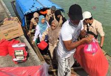 BPBD Bintan Serahkan Bantuan Korban Pohon Tumbang di Desa Pangkil