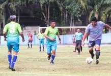 Gol Tunggal Pemkab Bintan FC Hantarkan Roby dan Punggawa Menangkan Laga Eksebisi