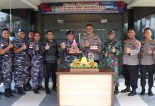 Momen HUT Bhayangkara ke-76, Sinergitas TNI-Polri, Tony: Bersama Jaga Wilayah Perbatasan HUT Bhayangkara ke-76, sinergitas TNI-Polri