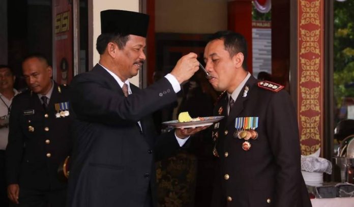 Peringatan HUT Bhayangkara ke-76 di Polresta Barelang, Rudi: Polri Semakin Maju