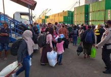 Kapal Kelud Tujuan Karimun dan Belawan Transit di Batam, Personil Polsek KKP Beri Pengamanan