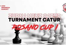 Sambut HUT RI ke-77, Rosano Gelar Turnamen Catur Antar Aktivis dan Jurnalis