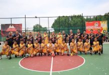 Ikut Tanding, Tim Basket Kapolda Kepri Irjen Pol Dr Aris Budiman Juara Satu Tim Basket Polda Kepri