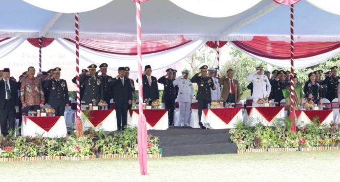 Upacara Hari Bhayangkara ke-76 Berlangsung Virtual Polda Kepri dengan Presiden RI Jokowi