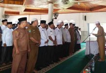 Bupati Hamsuardi Lantik Tim Kerja dan Panitia MTQ Nasional ke-XI tingkat Kabupaten Pasaman Barat