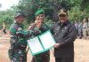 TMMD Wujud Nyata Pembangunan Perbatasan, Yudi: 42 Tahun Mengabdi, Masyarakat Merasakan Manfaatnya