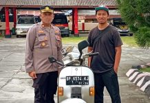 Jelajah Nusantara, Seniman Asal Karimun ini Keliling Indonesia Gunakan Vespa