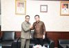 Gubernur Ansar Terima Kunjungan Kabinda Kepri Yang Baru Laksamana TNI Ardiansyah di Graha Kepri Kabinda Kepri