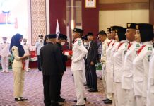 Putra-Putri Terbaik, Gubernur Ansar Kukuhkan 38 Anggota Paskibraka Kepri 2022 Paskibraka Kepri 2022