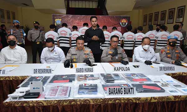 Polda Kepri Ringkus 55 Pelaku Perjudian Perjudian