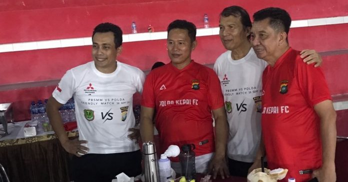 Jalin Silaturahmi Lewat Sepakbola, PBSM Malaysia Kunjungi Batam