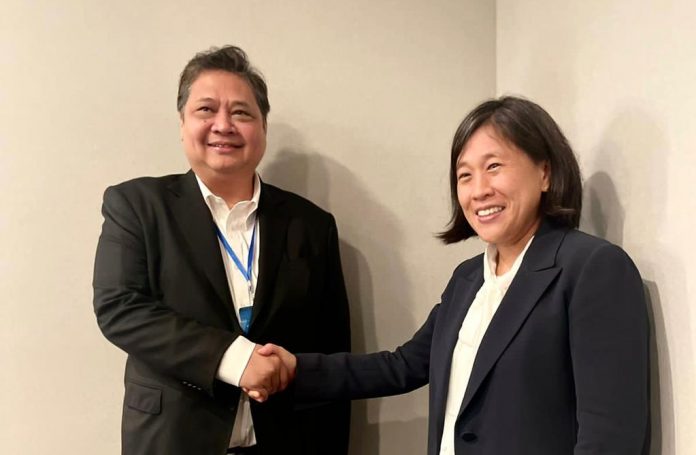 Menko Airlangga Bertemu USTR untuk Penguatan