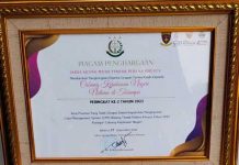 Cabang Kejaksaan Negeri Natuna di Tarempa Terima Penghargaan Dari Jaksa Agung Muda